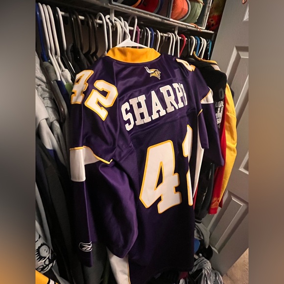 Reebok NFL Sharper 42 Vikings Football Jersey | Men’s 2XL - Picture 3 of 5